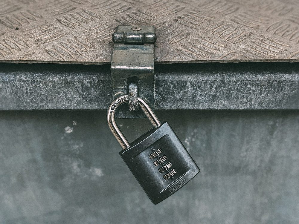 A combination padlock