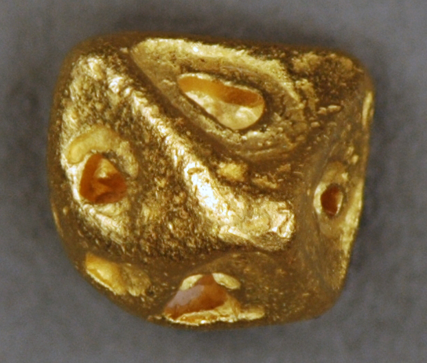 Crystalline placer gold